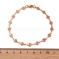 Ion Plating(IP) 304 Stainless Steel Link Bracelets&nbsp;BJEW-I274-36A