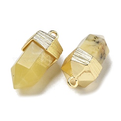 Natural Yellow Opal Faceted Pendants&nbsp;G-G181-03G-06