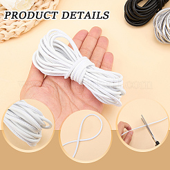 5 Yards Round PU Leather Cords&nbsp;LC-CL0001-05A