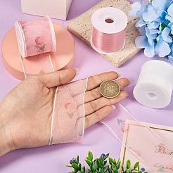 15 Yards 3 Styles Flat Organza Ribbons&nbsp;OCOR-TA0001-58A