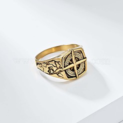 316L Surgical Stainless Steel Finger Rings for Men&nbsp;FS-WGFC20E-07