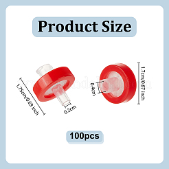 100Pcs Plastic Syringe Filter&nbsp;AJEW-WH0752-495