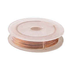 Round Copper Wire for Jewelry Making&nbsp;LS-CWIR-WH0001-0.5mm-02-1