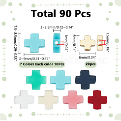 70Pcs 7 Colors Synthetic Coral Beads&nbsp;CORA-ME0001-02