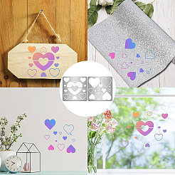 Valentine's Day Stainless Steel Metal Cutting Dies Stencils&nbsp;DIY-WH0518-001
