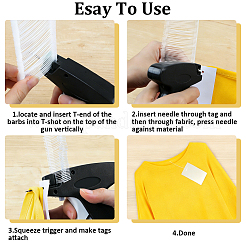 1Bag PP Garment Clothing Price Tag Label Standard Tagging Barbs&nbsp;KY-CP0001-38A