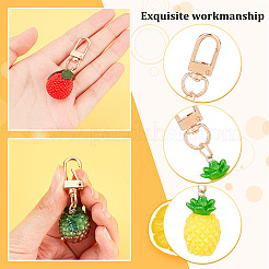 9Pcs 9 Style Fruit Keychain&nbsp;KEYC-WR0001-20