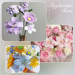 100Pcs 2 Styles Iron Stalk Flower Rod&nbsp;AJEW-SP0003-74