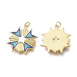 Brass Pendants&nbsp;ZIRC-I048-14G