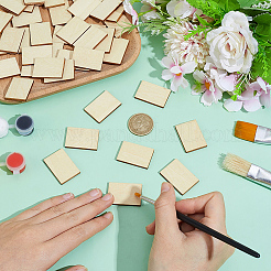 50Pcs Self-adhesive Wood Blank Mini Book&nbsp;DIY-PH0036-06