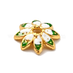 Multi-Petal Alloy Enamel Bead Caps&nbsp;FIND-G029-02G-02