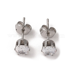 3 Pairs 3 Styles 304 Stainless Steel Hoop & Studs Earrings Set for Women&nbsp;EJEW-K279-13P