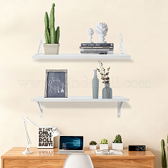 Rectangle MDF Wall Hanger Holders&nbsp;AJEW-WH0709-124