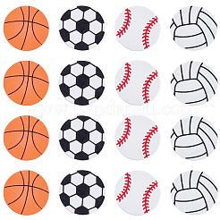 120Pcs 4 Styles EVA Self-Adhesive Stickers&nbsp;STIC-SP0001-16