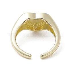 Brass Adjustable Open Rings&nbsp;RJEW-K257-86G-10
