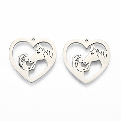 Non-Tarnish 201 Stainless Steel Pendants&nbsp;STAS-N098-118P
