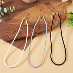 3Pcs 3 Colors 3MM Nylon Milan Cord Necklace Making&nbsp;NJEW-TA0001-23