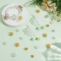 120Pcs 4 Styles Alloy Bead Caps&nbsp;FIND-PH0028-64