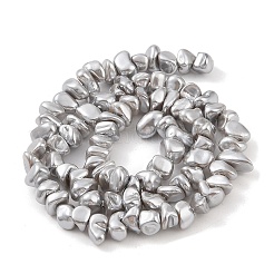 Electroplated Shell Pearl Beads Strands&nbsp;BSHE-C006-03A-X