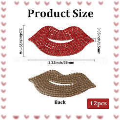 12Pcs Hotfix Rhinestone&nbsp;FIND-GF0008-65A