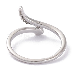 Brass Cuff Rings&nbsp;RJEW-P020-03P