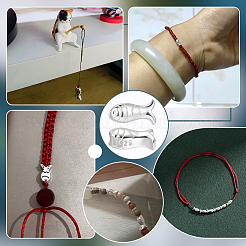 6Pcs 925 Sterling Silver Beads&nbsp;STER-PH0004-80