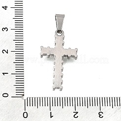 304 Stainless Steel Rhinestone Pendants&nbsp;SA-CBA7062-04P