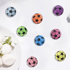 30Pcs Sports Resin Rhinestone Beads&nbsp;OACR-SC0002-29