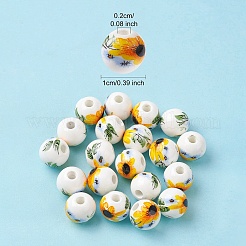 Handmade Porcelain Beads&nbsp;PORC-YW0001-07C
