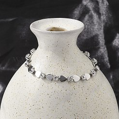 304 Stainless Steel Rhinestone Cup Chain Bracelets for Women&nbsp;BJEW-F488-26A-P