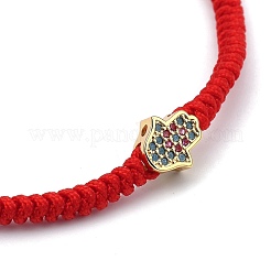 Adjustable Nylon Cord Braided Bead Bracelets&nbsp;BJEW-JB05396-02
