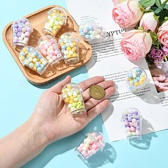 10Pcs Milk Tea Cup Theme Opaque Acrylic Pendants&nbsp;OACR-CJ0002-34