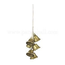 Iron Witch Bells Protection for Door Knob Hanger&nbsp;HJEW-JM00917