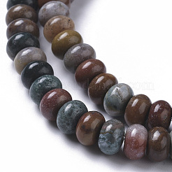 Natural Ocean Jasper Beads Strands&nbsp;G-F668-17-B