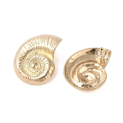 Conch Alloy Stud Earrings for Women&nbsp;EJEW-A112-07KCG