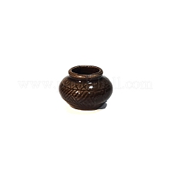 3Pcs 3 Styles Chinese Style Mini Ceramic Vase Miniature Ornaments Sets&nbsp;BOTT-PW0002-106