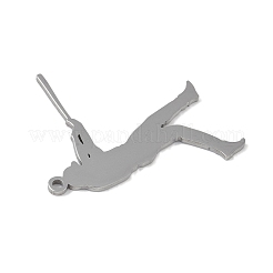 Non-Tarnish 304 Stainless Steel Pendants&nbsp;STAS-B062-01A-P