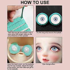 4Pcs 2 Colors Resin Craft Eyes&nbsp;DIY-PH0013-66