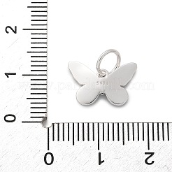 925 Sterling Silver Enamel Butterfly Charms&nbsp;LS-STER-D300-28P-06