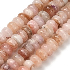Natural Pink Morganite Beads Strands&nbsp;G-H335-P01-8mm