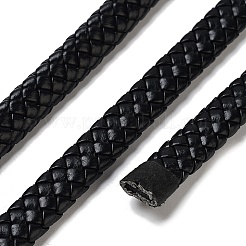 10M 8-Ply PU Leather Braided Cord&nbsp;WL-WH0014-01A