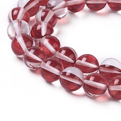 Synthetic Moonstone Beads Strands&nbsp;G-F143-10mm-10