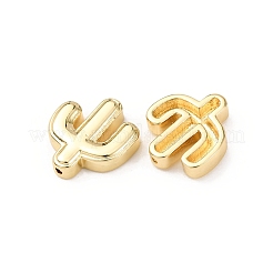 Cactus Brass Beads&nbsp;KK-K408-08G