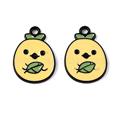 Spray Painted Alloy Enamel Pendants&nbsp;ENAM-T020-32-RS