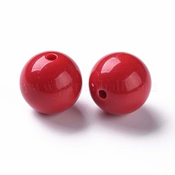 Opaque Acrylic Beads&nbsp;X-MACR-S370-C20mm-A14
