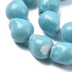 Electroplated Glass Imitation Pearl Beads Strands&nbsp;BSHE-XCP0001-86