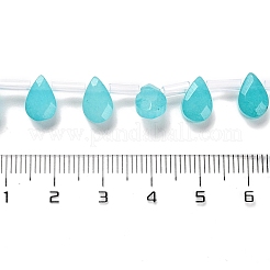 Dyed Natural Amazonite Beads Strands&nbsp;G-Q167-A11-02