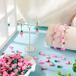 200Pcs 4 Styles Handmade Polymer Clay Beads&nbsp;CLAY-TA0001-81