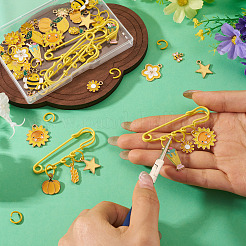 DIY Brooch Making Kits&nbsp;DIY-TA0014-87