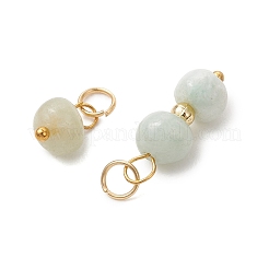 3Pcs 3 Styles Natural Malaysia Jade Pendants&nbsp;PALLOY-JF05429